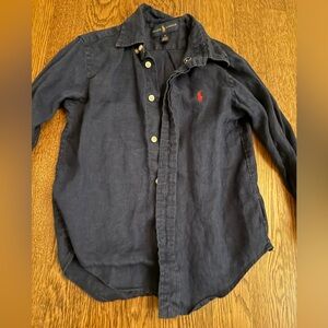 Ralph Lauren linen polo boy Shirt